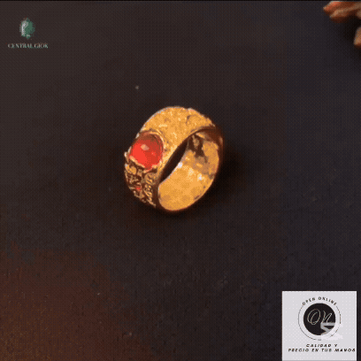 🐉🔥Anillo feng shui Premium Dragon Dorado🔥🐉